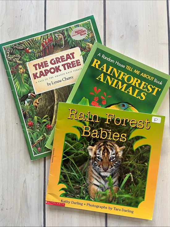 Scholastic Other - Rain Forest Book Bundle: The Great Kapok Tree, Rainforest Animals and Babies